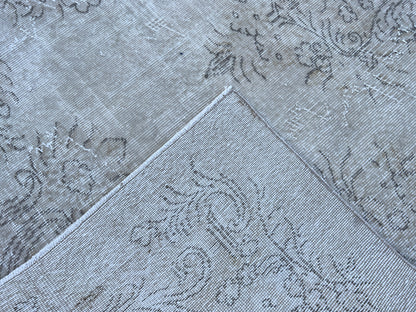 Handwoven Turkish Oushak Rug: 5x8 Vintage Wool & Cotton Area Rug