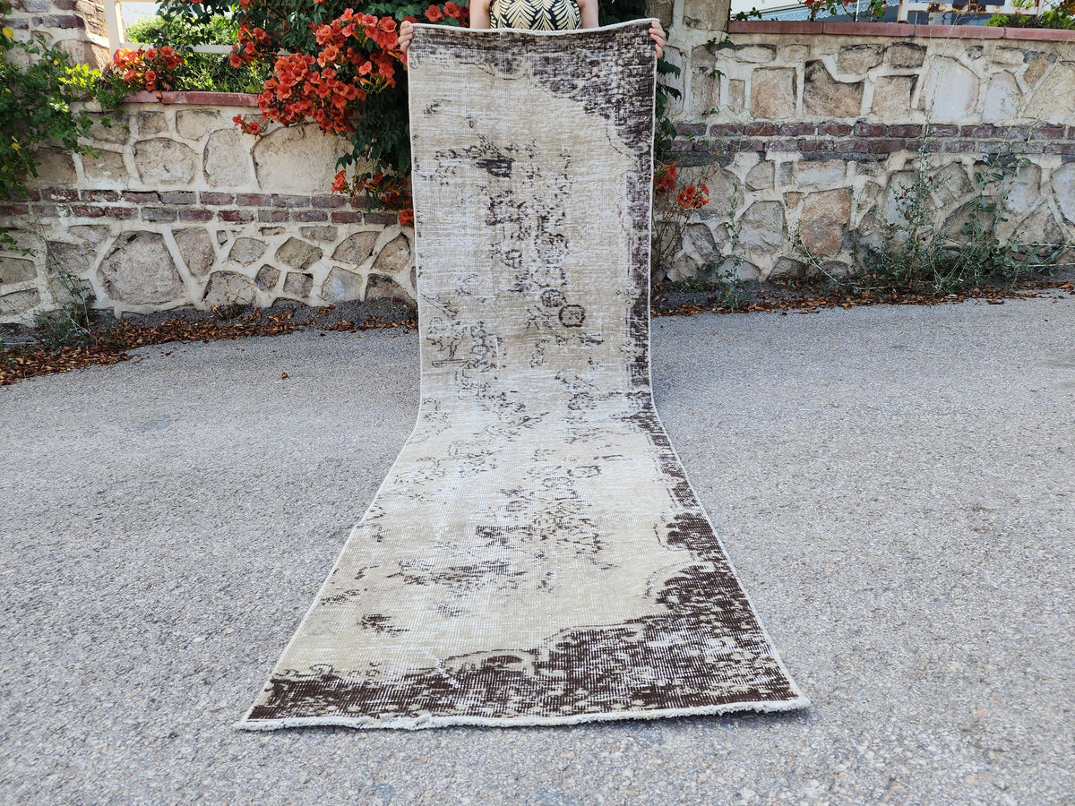 2x8 Decor Rug, Turkish Hand Made, Living Room Decor, Hallway Runner