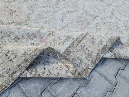 6x10 Dining Room Rug, Oriental Turkish Hand Made, Eco Friendly