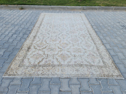 6x10 Dining Room Rug, Oriental Turkish Hand Made, Eco Friendly