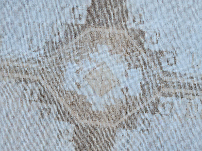 3x12 Neutral Runner Rug, Hallway Bohemian Decor, Up Cycled Wool