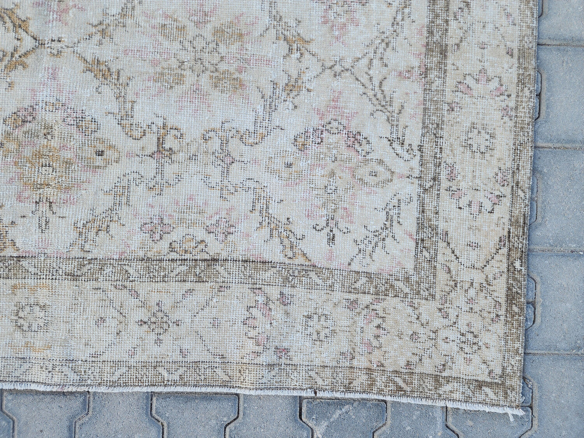 6x10 Dining Room Rug, Oriental Turkish Hand Made, Eco Friendly