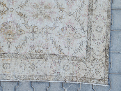 6x10 Dining Room Rug, Oriental Turkish Hand Made, Eco Friendly