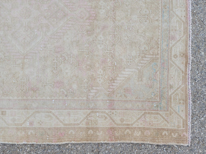 3x10 Vintage Turkish Wool Runner Rug, Hand-Knotted Hallway & Entryway Rug