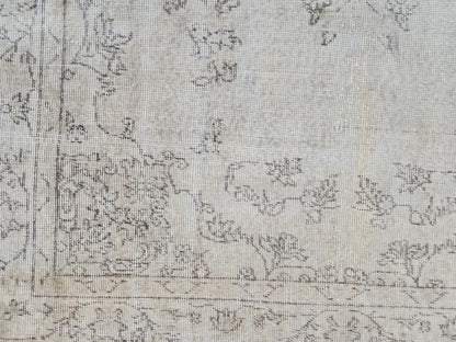 Oushak Rug 5x9: Turkish Wool Bohemian Design, Rustic Farmhouse Decor