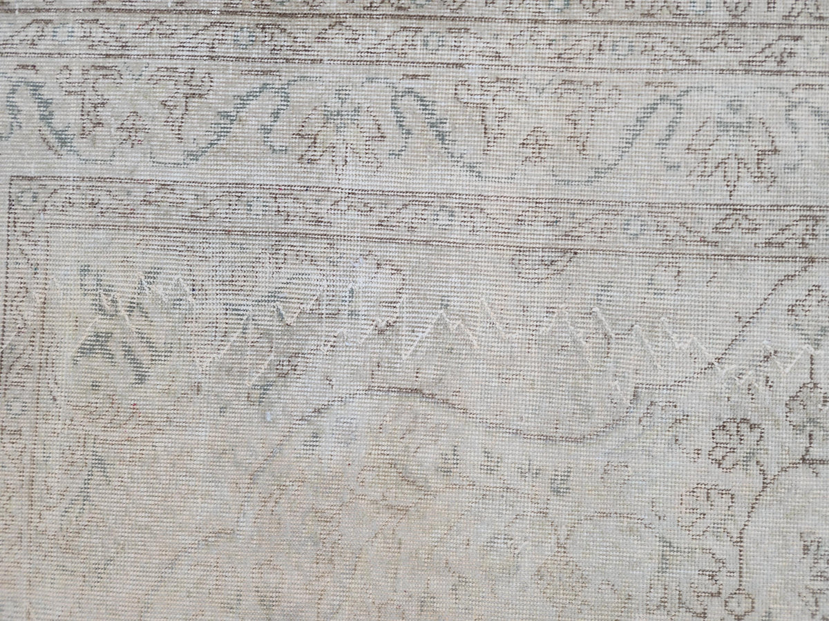 5x9 Neutral Area Rug, Rustic Wool Decor, Living Room Muted Decor