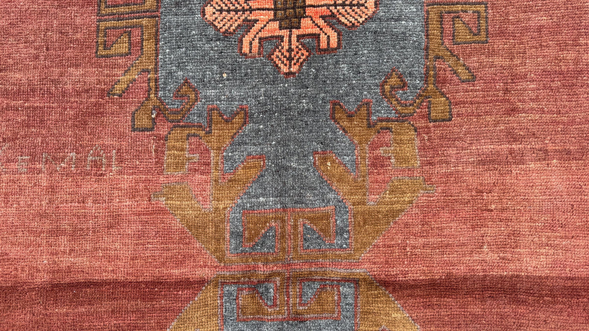 4x6 Small Decor Rug, Home Rustic Mini Decor, Up Cycled Wool
