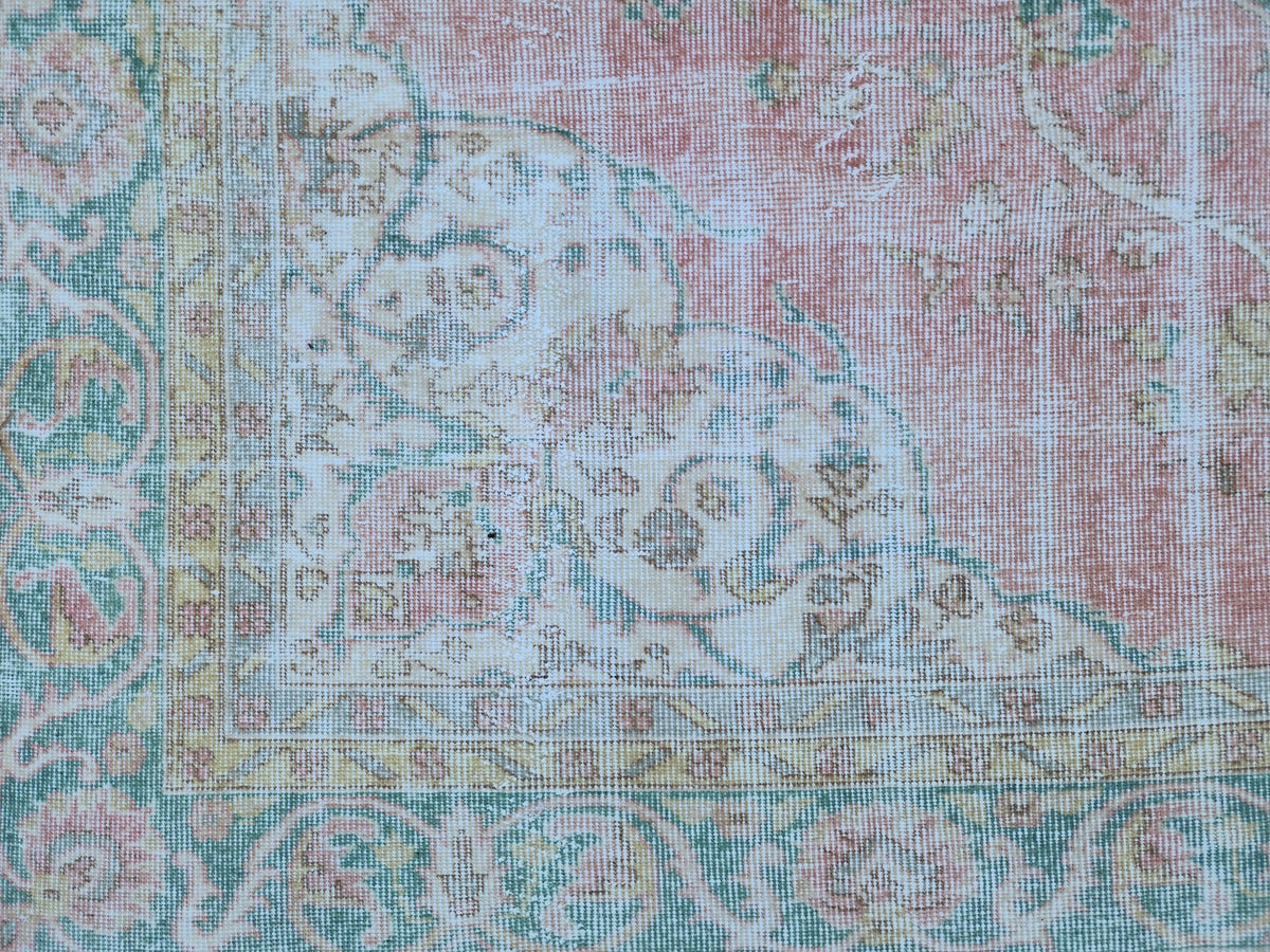 Oushak Rug 8x11: Hand-knotted Turkish Wool, Large Home Decor