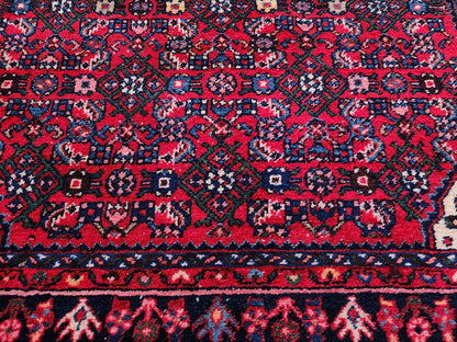 Vintage Oushak Rug 4x6: Handwoven Wool Turkish Rug