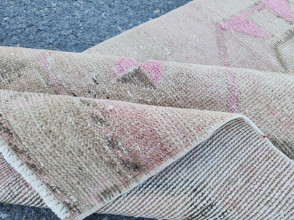 3x13 Neutral Turkish Rug,  Kitchen Decor, Home Hallway Decor, Beige Runner