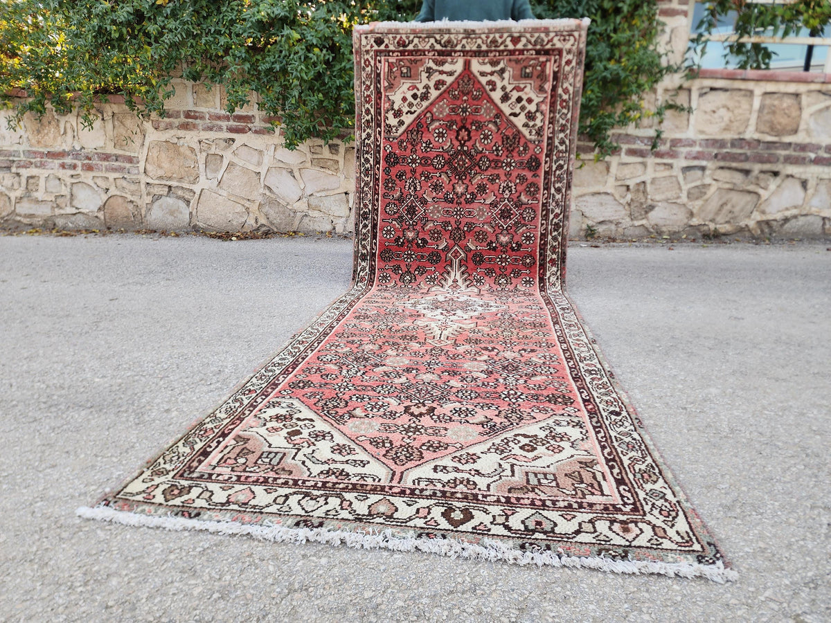 Bohem Soft Runner Rug 3x9: Hand Crafted Rustic Decor, Persian Design