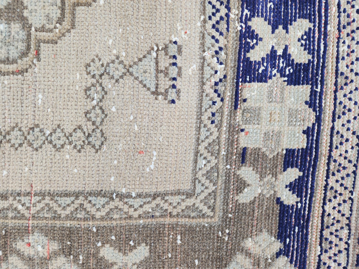 3x10 Geometric Runner Rug, Home Hallway Decor Runner, Rustic Boho Decor, Turkish hand Made
