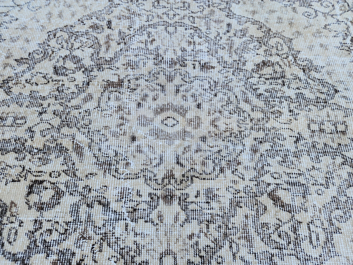 Oushak Rug 6x10, Home Living Room Decor, Turkish Boho Carpet