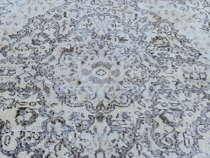 Oushak Rug 6x10, Home Living Room Decor, Turkish Boho Carpet