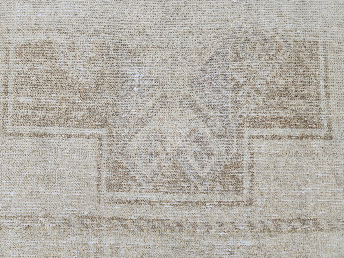3x13 Vintage Turkish Wool Runner Rug, Hand-Knotted Hallway & Entryway Rug