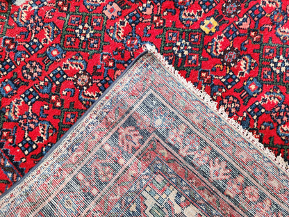 Vintage Oushak Rug 4x6: Handwoven Wool Turkish Rug