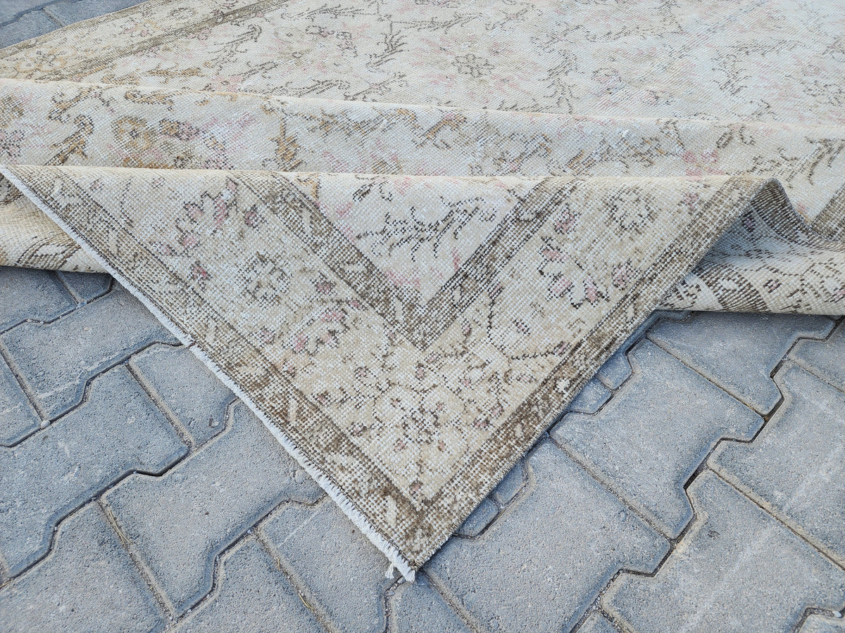 6x10 Dining Room Rug, Oriental Turkish Hand Made, Eco Friendly