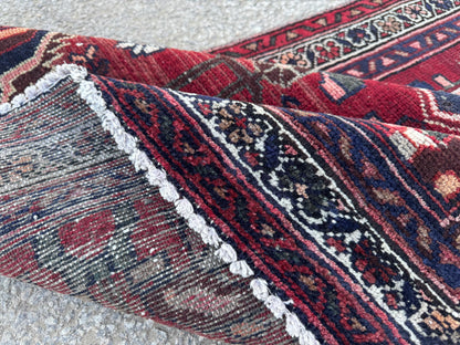Hand Knotted Rustic 3x9: Persian Antique Red, Home Decor