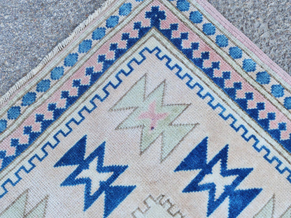 5x8 Neutral Wool Area Rug, Hand Made Turkish Area Carpet, Home Living Room Decor