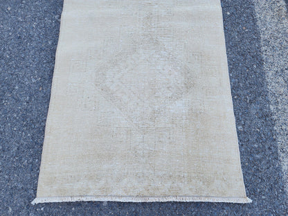 2x10 Turkish Runner Rug, Hallway Decor, Hand Made Up Cycled Wool