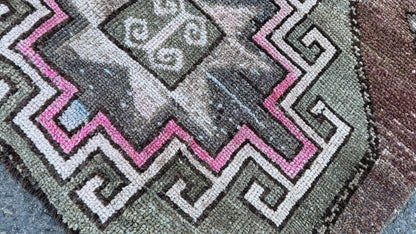 3x4 Small Area Rug, Living Room Decor, Gift For Mom, Rustic Home Mini Decor