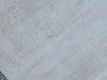 3x11 Neutral Muted Runner Rug, Hand Knoted Rustic Decor, Eco Friendly