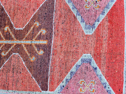 3x9 Natural Runner Rug, Kitchen Home Decor, Hand Knotted Up Cycled Wool