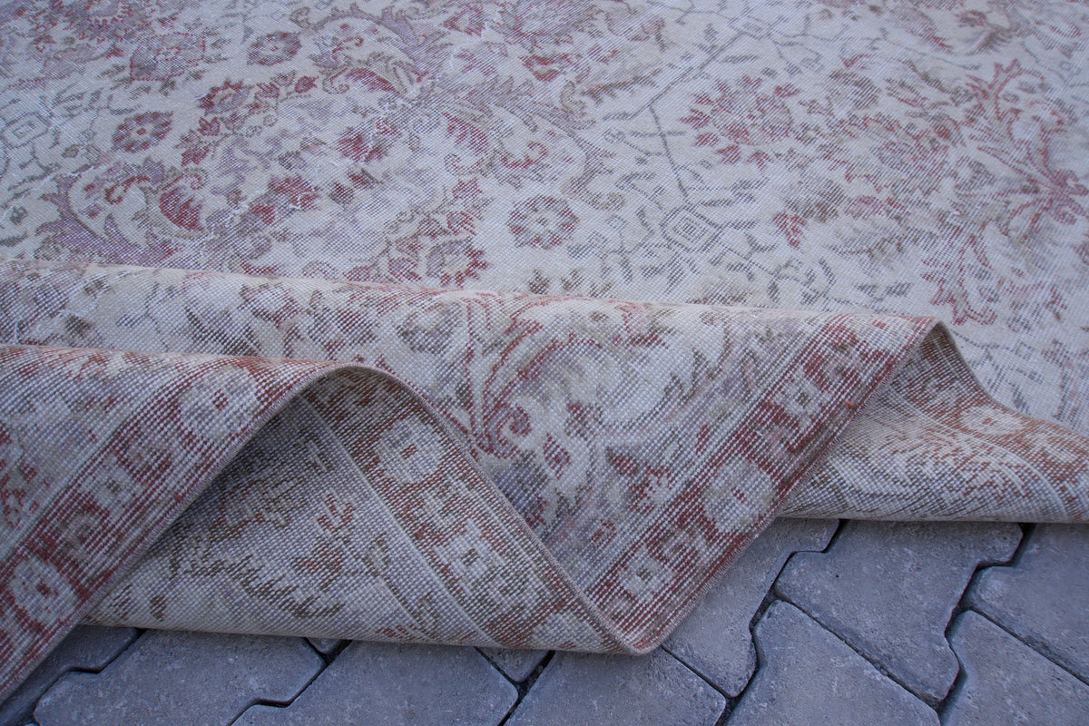 6x10 Turkish Rug, Hand Knotted Wool, Dining Room Decor