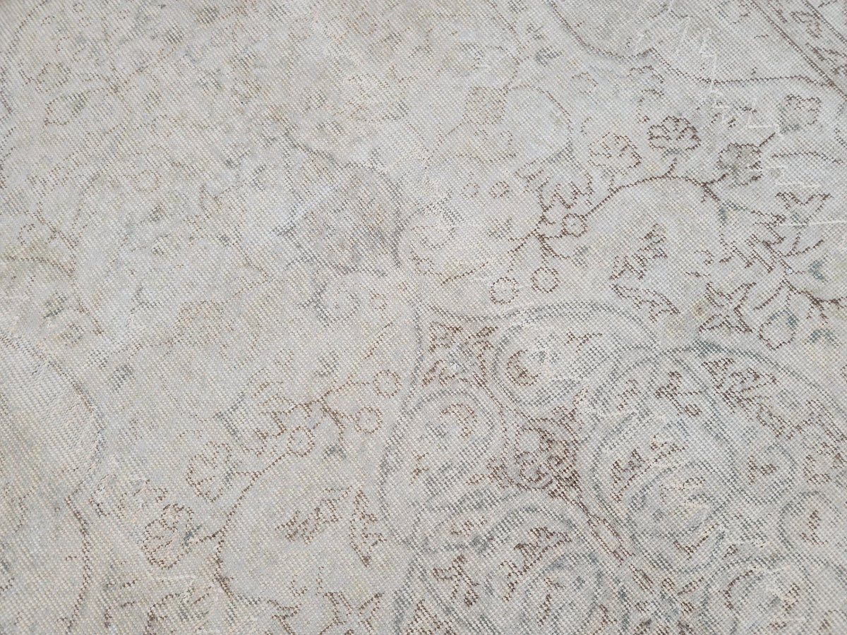 5x9 Neutral Area Rug, Rustic Wool Decor, Living Room Muted Decor