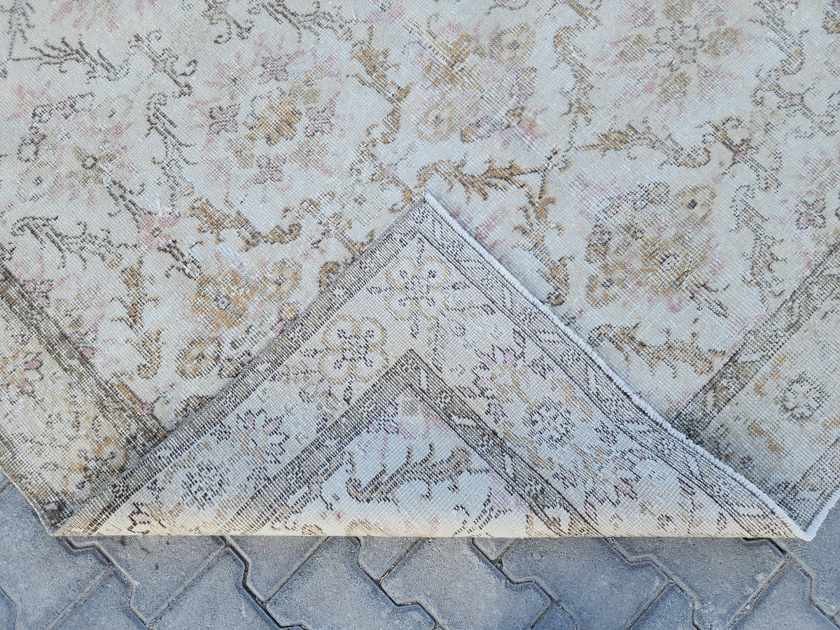 6x10 Dining Room Rug, Oriental Turkish Hand Made, Eco Friendly