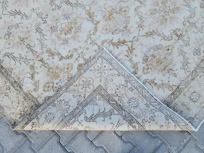 6x10 Dining Room Rug, Oriental Turkish Hand Made, Eco Friendly
