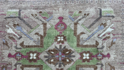 3x7 Small Kars Decor Rug, Turkish Hand Woven, Home Rustic Mini Decor