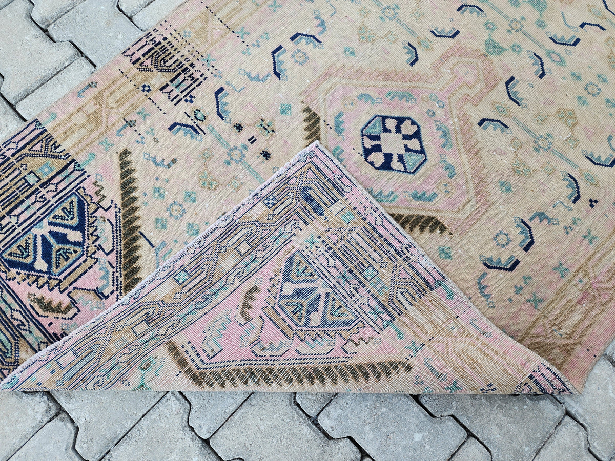 3x10 Wool Runner Rug, Hand Knotted, Hallway Home Decor
