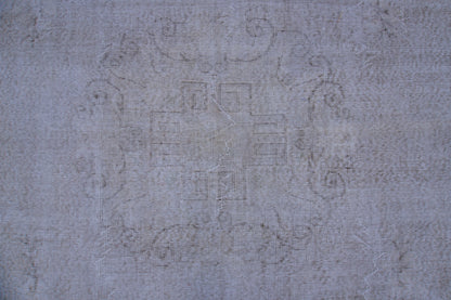 Neutral Area Rug 7x10, Beige Wool Hand Made, Turkish Carpet For Home Decor