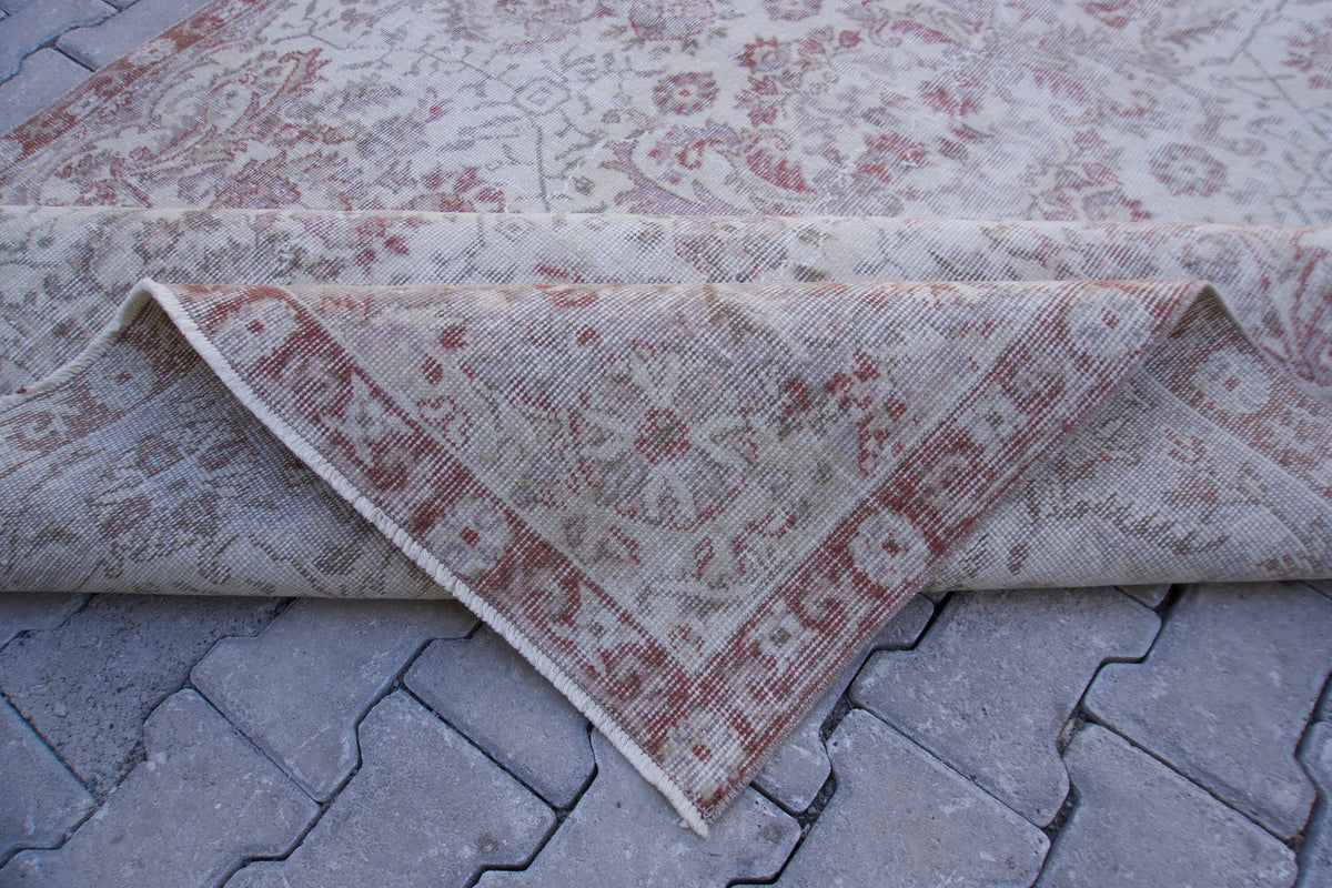 6x10 Turkish Rug, Hand Knotted Wool, Dining Room Decor
