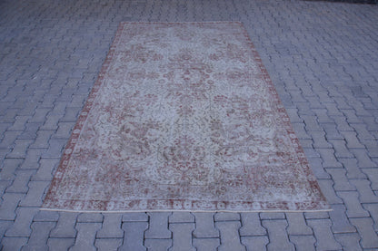 6x10 Turkish Rug, Hand Knotted Wool, Dining Room Decor