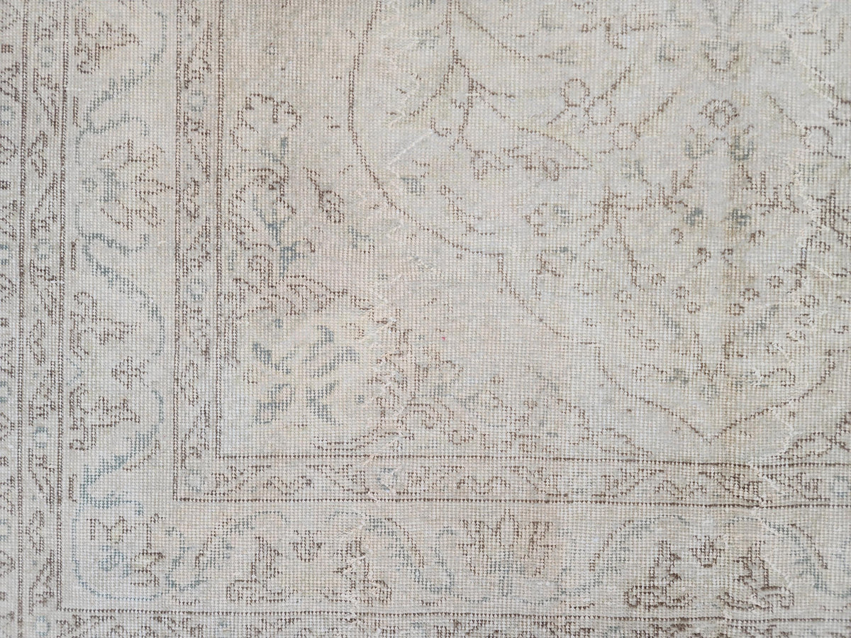 5x9 Neutral Area Rug, Rustic Wool Decor, Living Room Muted Decor