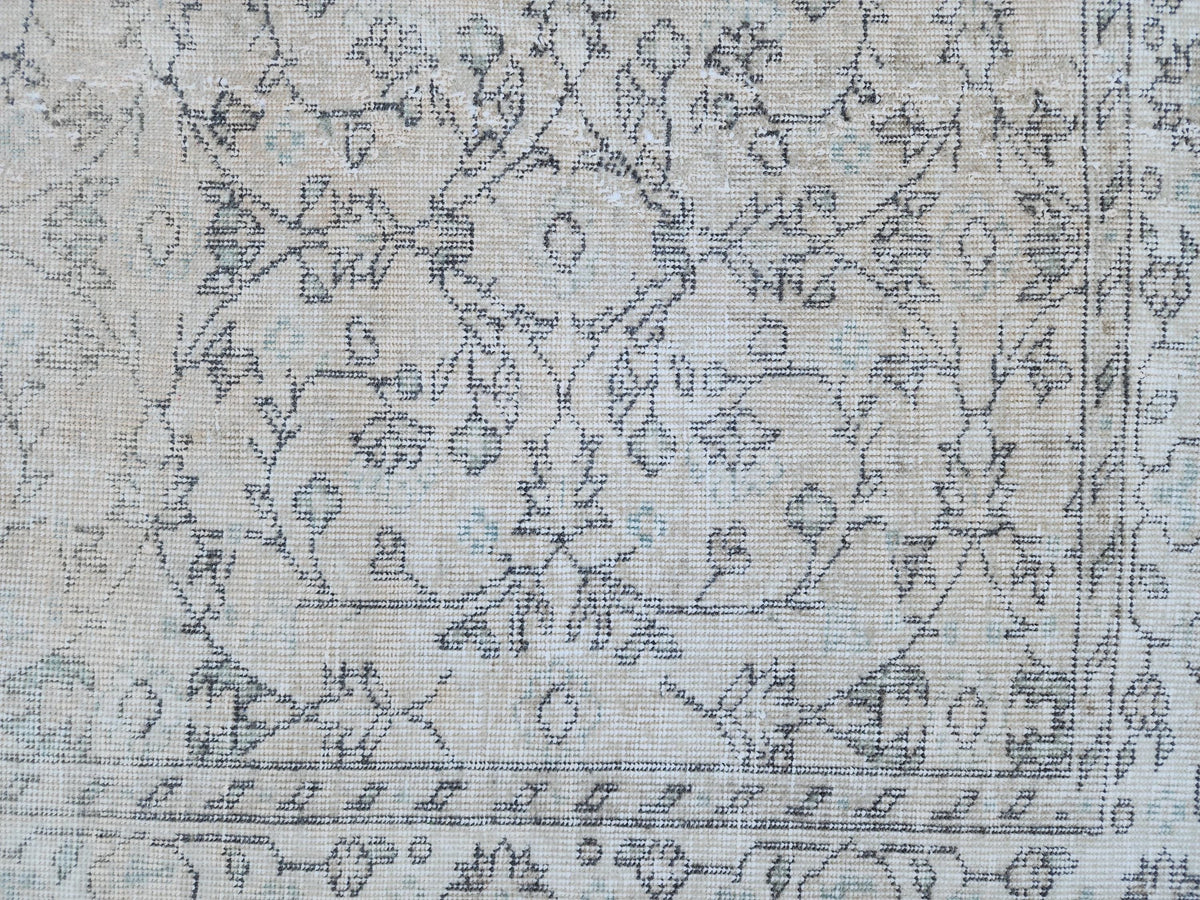 Handwoven Turkish Oushak Rug 5x9 ft: Oriental Bohemian Decor