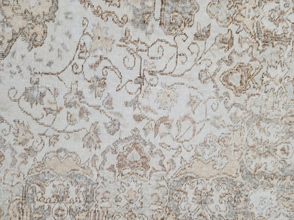 Neutral Rug 5x9, Isparta Wool HandCrafted, Dining Room Decor