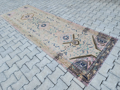 3x10 Wool Runner Rug, Hand Knotted, Hallway Home Decor