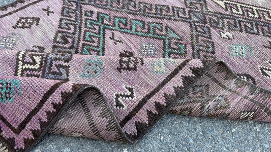 2x10 Vintage Runner Rug, Home Rustic Decor, Up Cycled Wool, Kitchen Decor