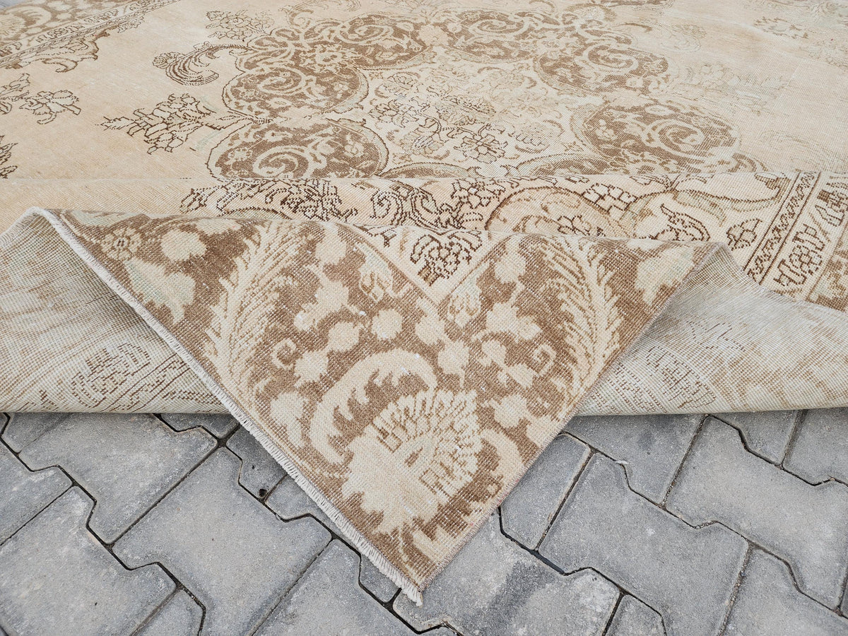 9x12 Persian Wool Rug, Hand Knotted, Oriental Rug, Living Room Decor