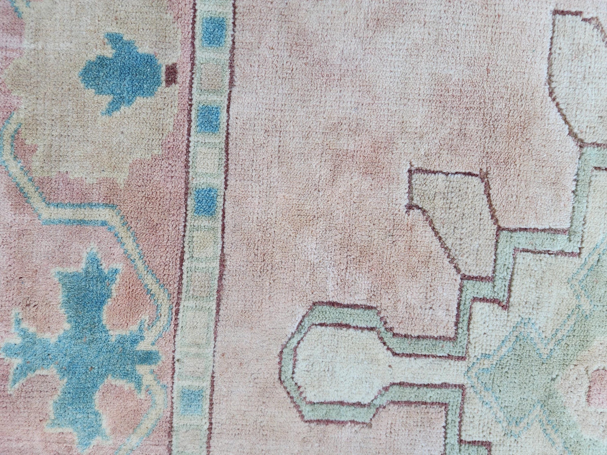 5x6 Anatolian Wool Rug, Turkish Neutral Hand Made Soft Carpet, Living Room Boho Decor