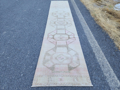 Hand Made Runner 2x13, Home Kitchen Decor, Oriental Boho Rug, Gift For Her, Farmhouse Decor