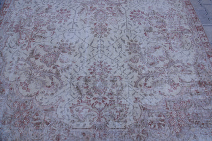 6x10 Turkish Rug, Hand Knotted Wool, Dining Room Decor