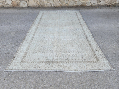 6x10 Turkish Rug: Living Room Decor, Beige and Brown