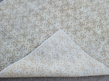 6x8 Neutral Rug, Hand Knotted Rustic Home Decor, Eco Friendly