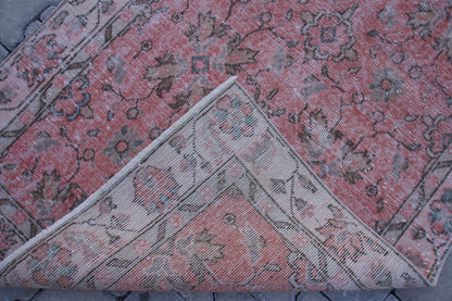 Boho Wool Rug 3x6: Home Decor, Oriental Rustic Carpet, Red Wool