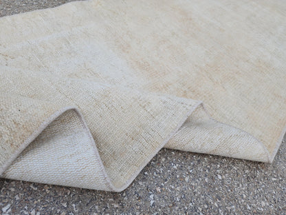 2x9 Neutral Wool Runner Rug, Handcrafted Hallway & Entryway Accent