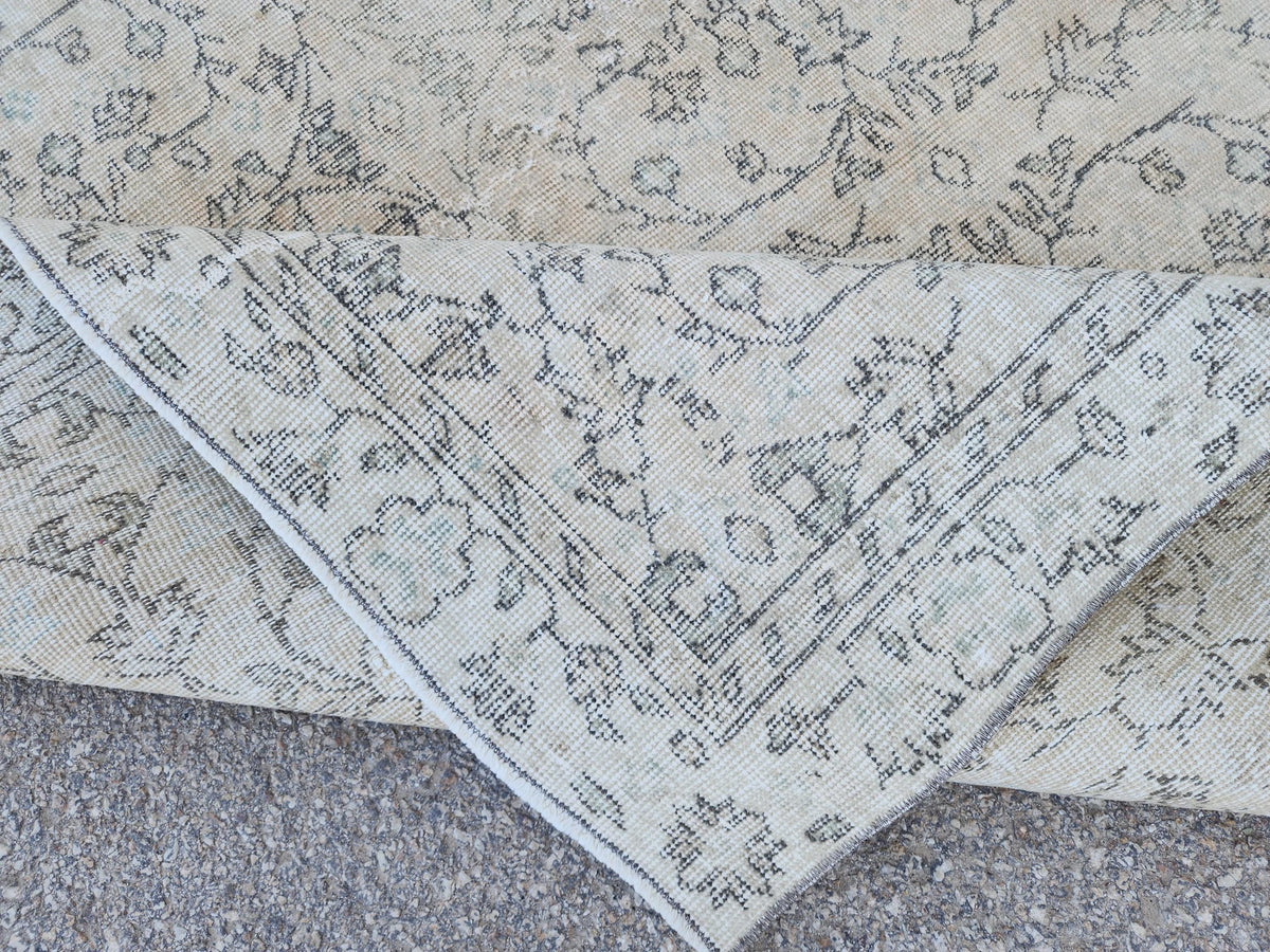 Handwoven Turkish Oushak Rug 5x9 ft: Oriental Bohemian Decor